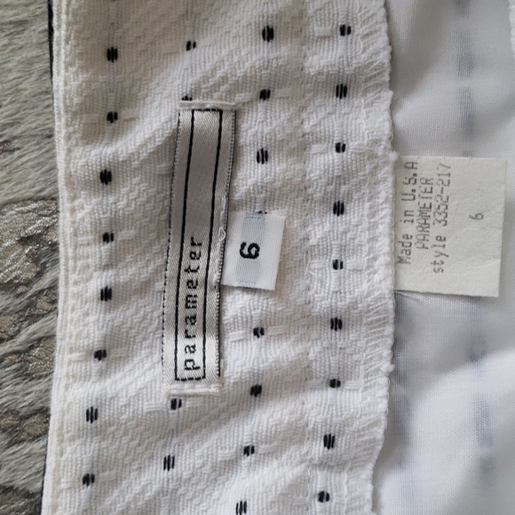 Parameter Polka Dot Textured Straight Skirt Sz6 NWT - Picture 3 of 7